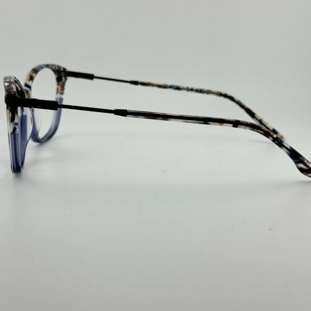 BCBGMAXAZRIA ROWAN Blue Brown Fade EYEGLASSES FRAME‎ 52-16-130mm H13414